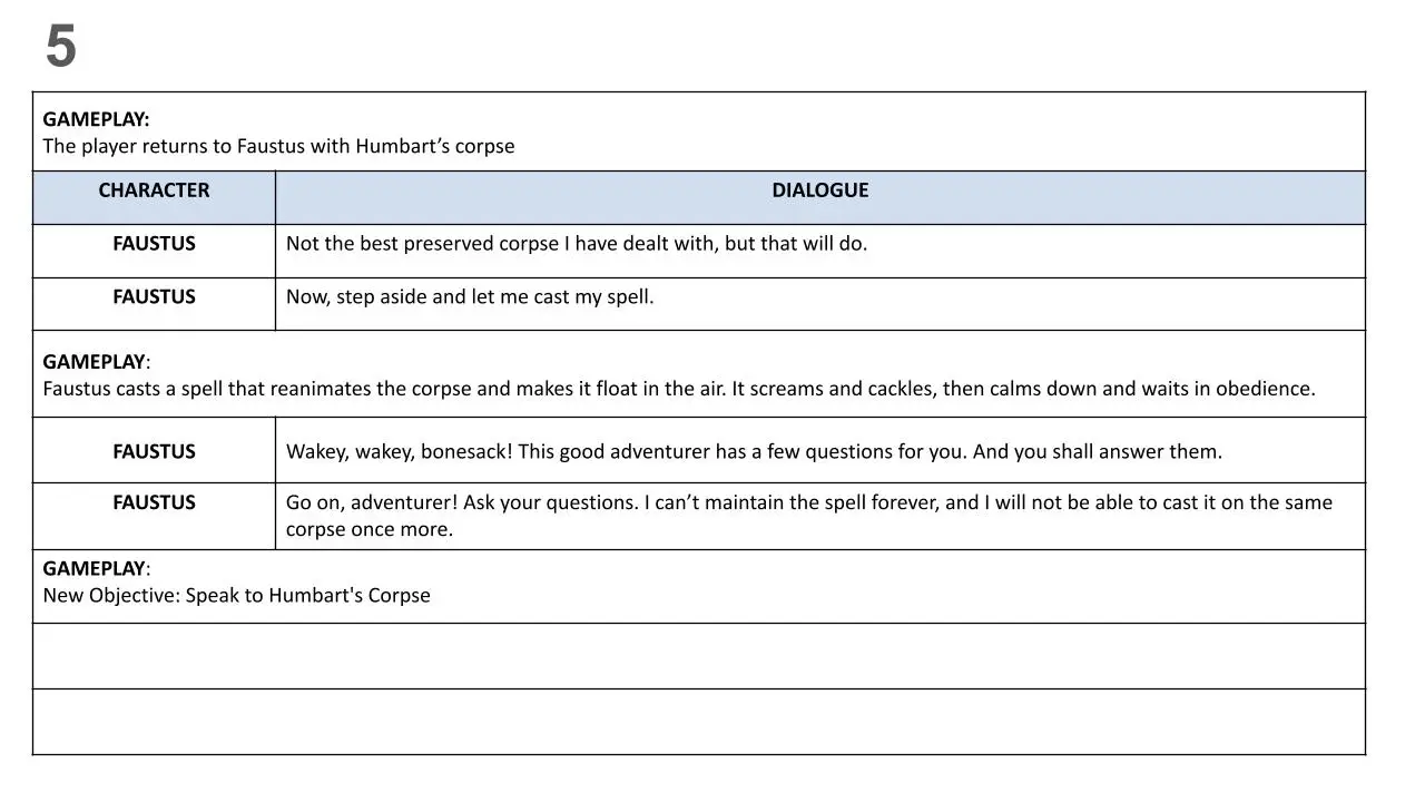 Five Heroes - Dialogue 5