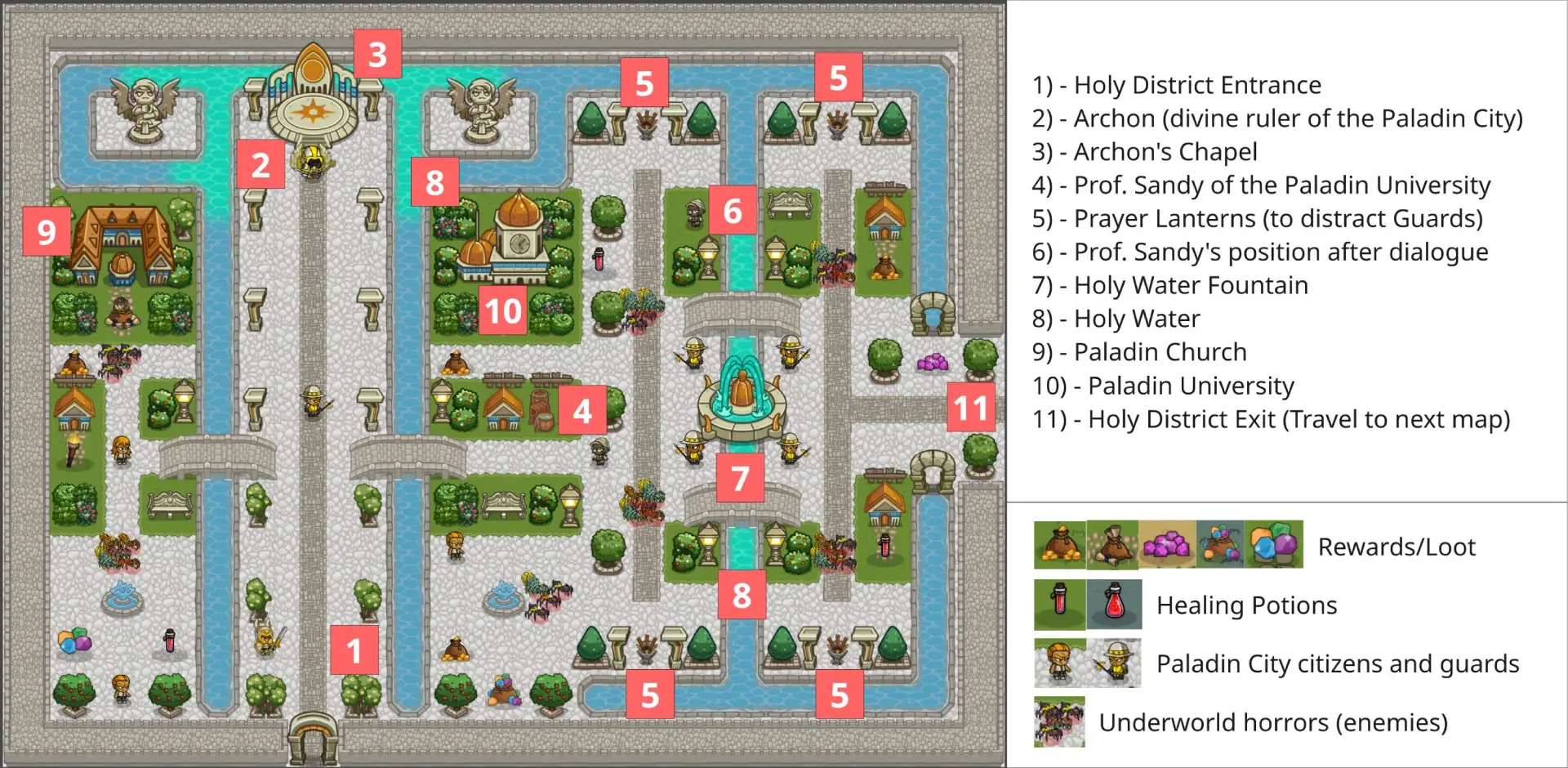 Quest Design - Five Heroes - Map Design 10