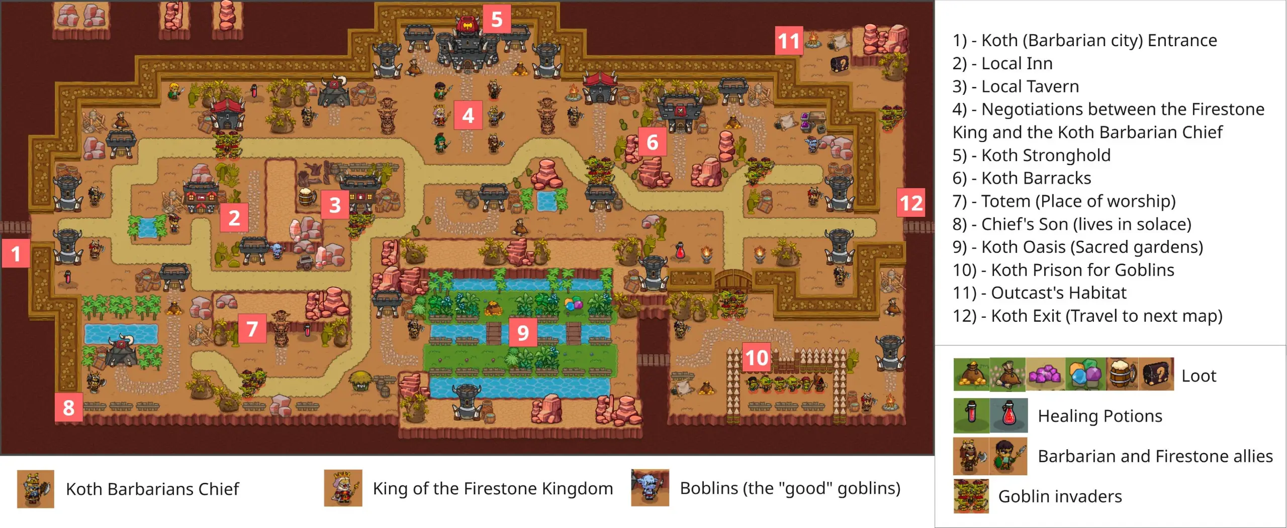 Quest Design - Five Heroes - Map Design 9