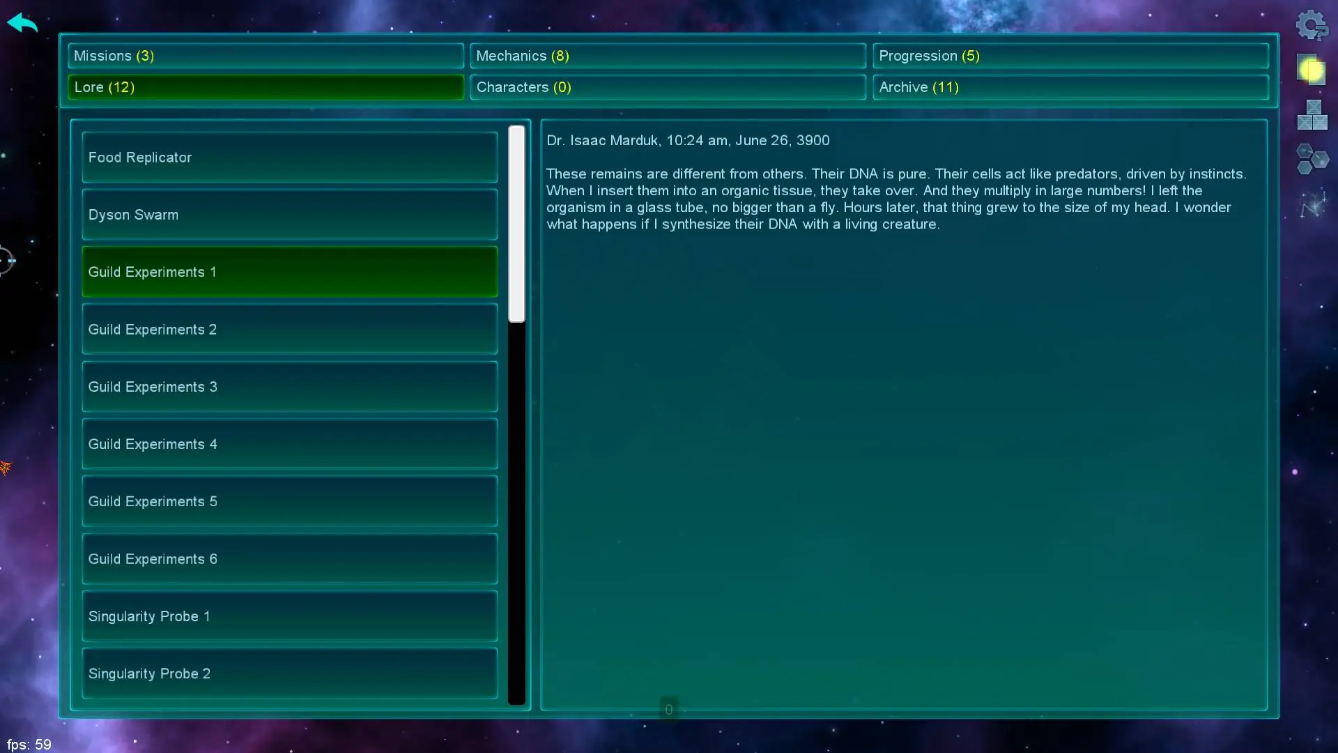 Star Singularity - Codex 1