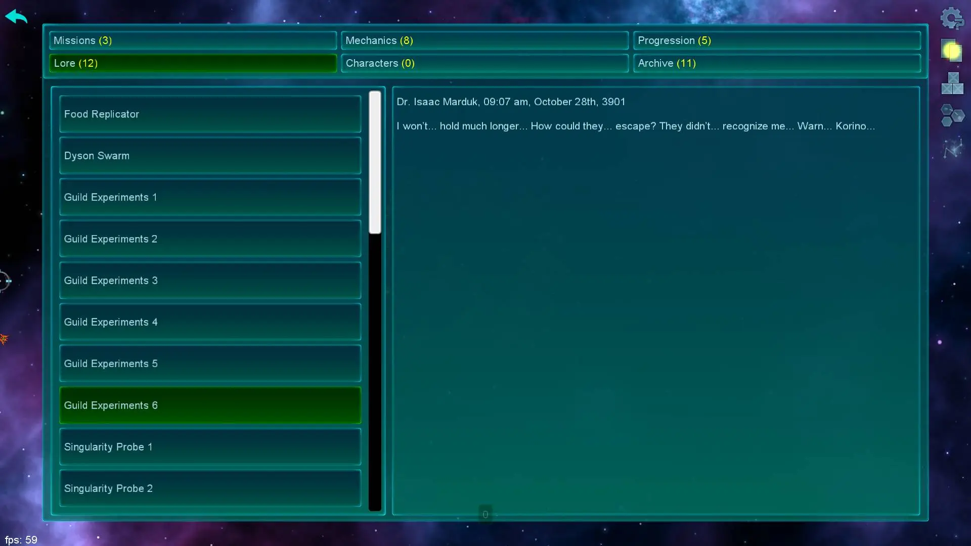 Star Singularity - Codex 6