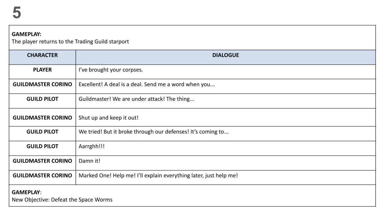 Star Singularity - Main Dialogue 5